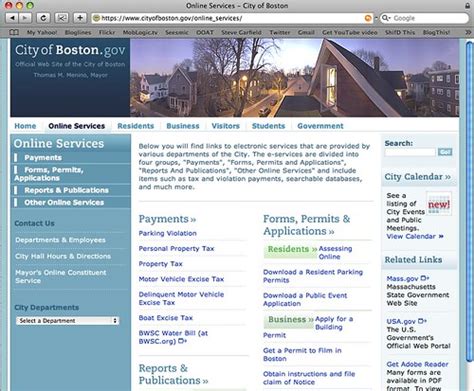 city of boston real estate taxes online